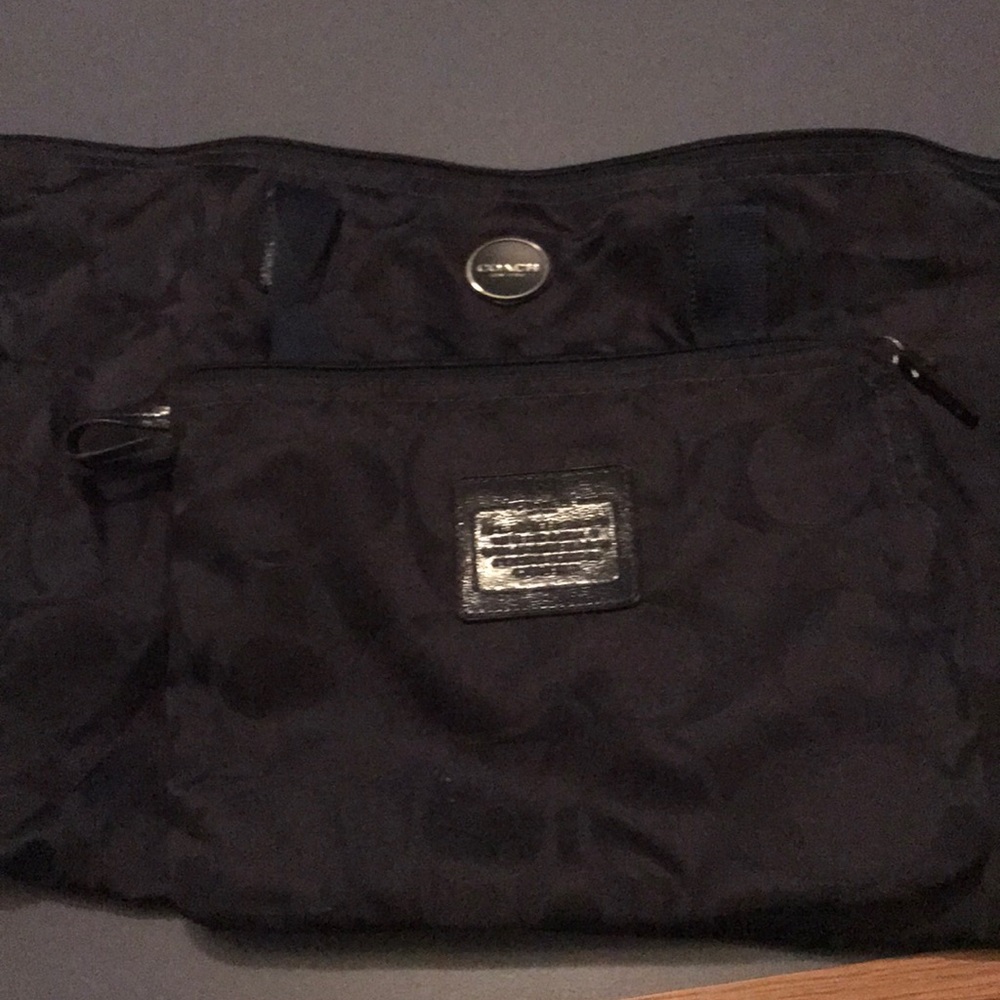 A coach nylon pack able tote